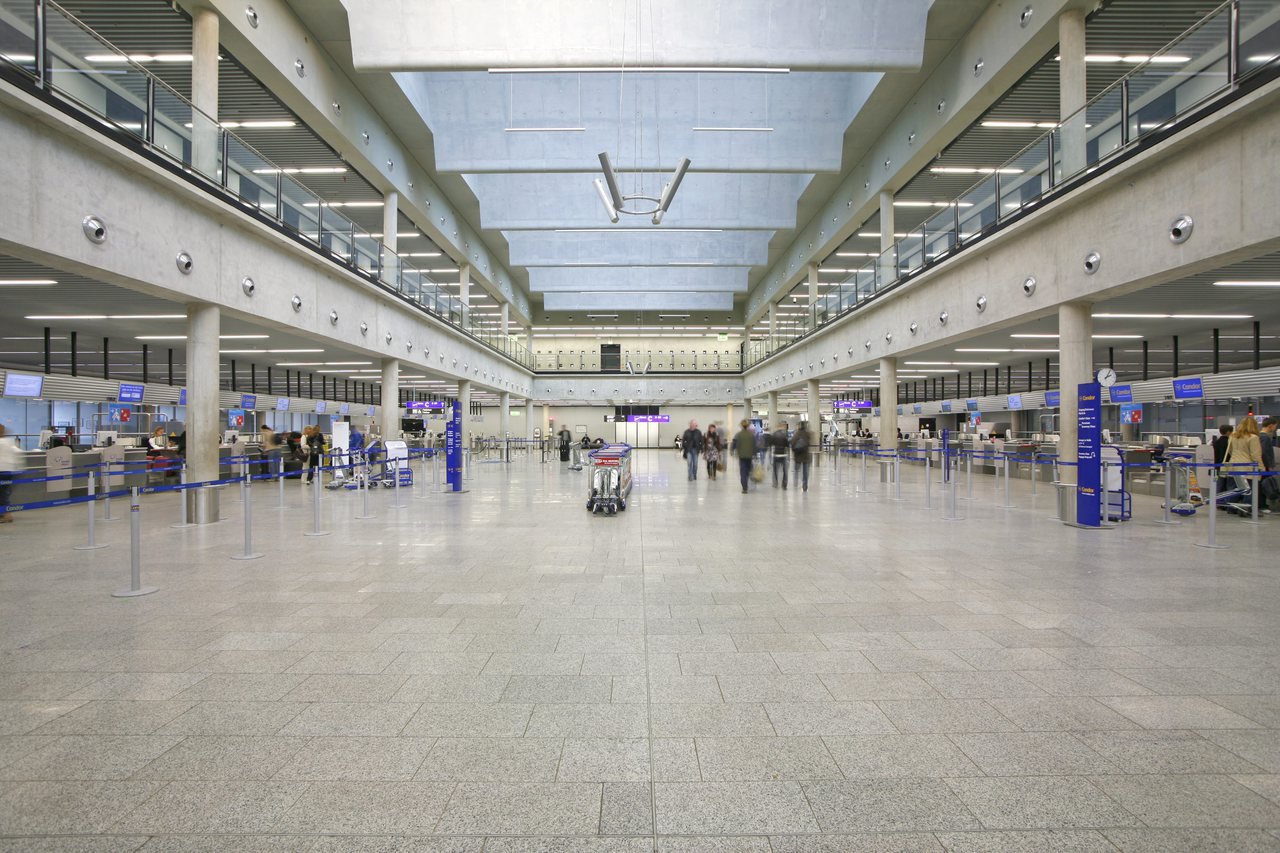 Flughafen Terminal 1 in Frankfurt am Main